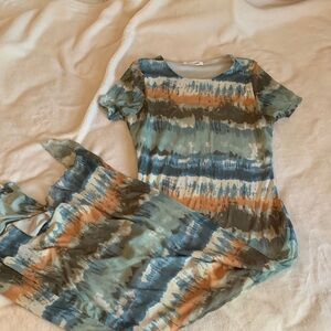 Caution To The Wind Multicolor Tie-Dye Maxi Dress